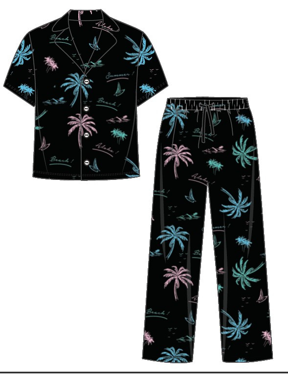 WOMEN’S COLLAR PYJAMA SETS