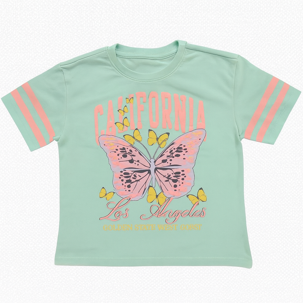 Girls Tees - Light Blue